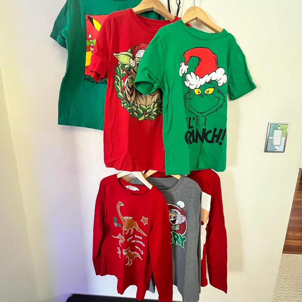 Bundle of NWOT Christmas tees